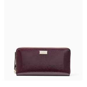 NWT Kate Spade Neda Bixby Place Mahogany Wallet